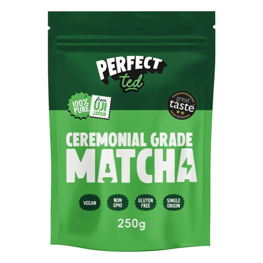 Perfect Ted Ceremonial Grade Matcha 250g from Japan sold at Press Coffee oastery London