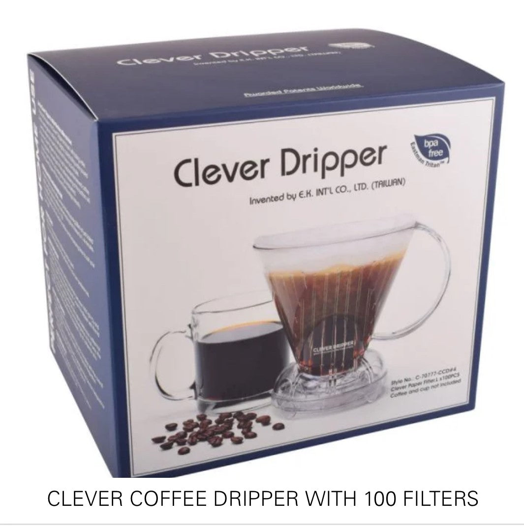 CLEVER DRIPPER WITH 100 FILTERS